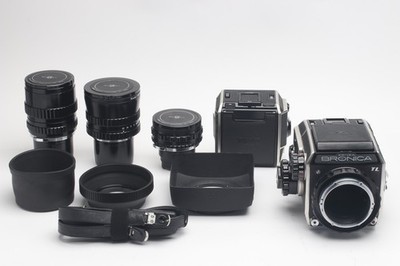 [ N MINT ] Zenza Bronica EC-TL 6x6 Medium Format Camera 3 Lenses 2 Backs JAPAN