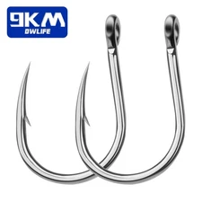9KM Heavy Duty Jigging Hooks Saltwater Deep Big Game Hook for Vertical Metal Jig