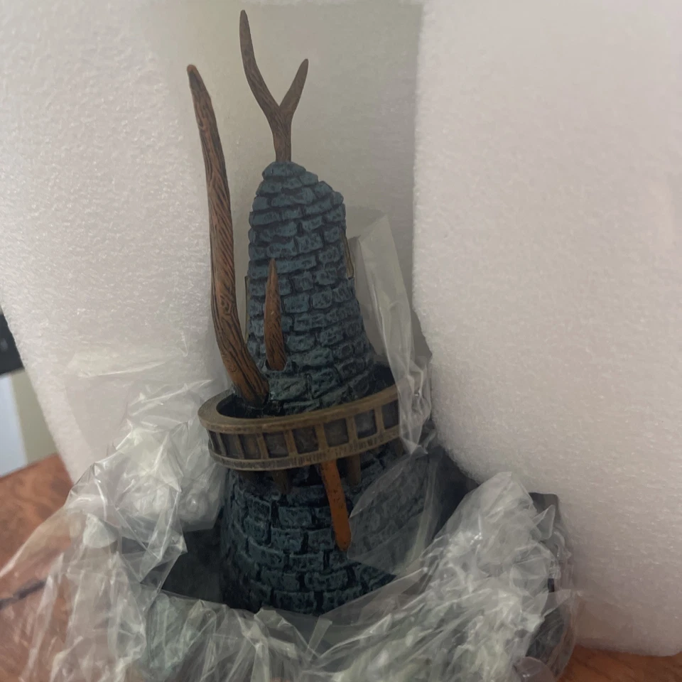 Nightmare Before Christmas Tabletop Tree Coll. HORN HOUSE with GIANT SNAKE ~BNIB - Image 2 of 4