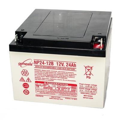 Enersys Genesis NP24-12B SLA BATTERY 12VOLT 24AH NUT AND BOLT