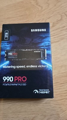 Samsung 990 PRO NVMe SSD 2TB M.2/PCIe 4.0 TLC7.450 MB/s | Neu & OVP