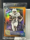 2025 Bowman Chrome University Football Orange Refractor Jaden Nixon #113