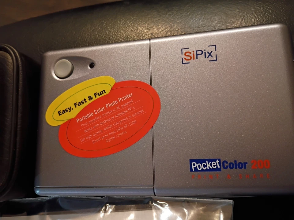 Pocket Color 200 Print and Share SiPix Untested Mobile Printer  - Image 2 of 4