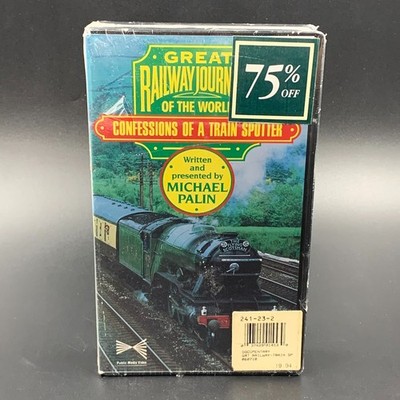 Great Railway Journeys of the World - Confessions of a Train Spotter VHS - NEW
