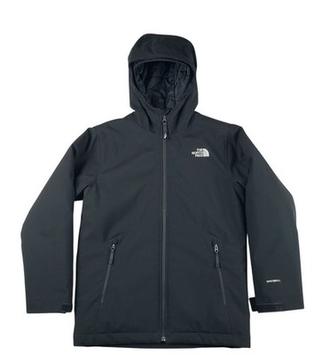 The North Face Boy's Wind Wall Jacket Black Size Youth Medium Hooded Windproof