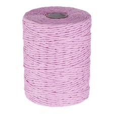 328 Yards Raffia Ribbon, 2mm Raffia Paper String for Wrapping, Light Purple
