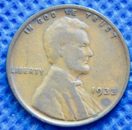1933 P  Lincoln Wheat Cent - Very Good - #N620