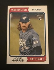 2023 Topps Heritage High Number - #651 Hobie Harris Rookie Washington Nationals