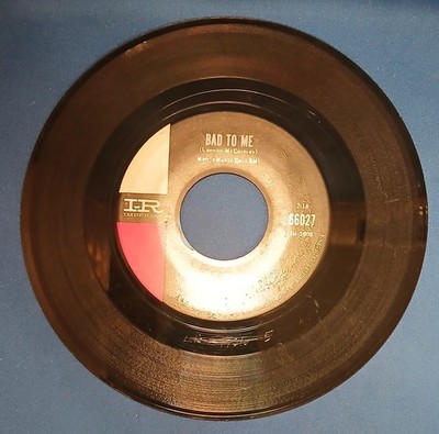 Billy J. Kramer  Imperial Records   Bad To Me   Little Children 45 RPM, 1964