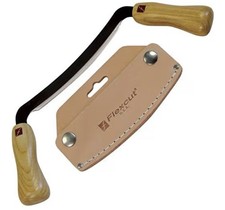 Flexcut Flexible Draw Knife Carbon Steel 5 Inch Edge Wood Handle
