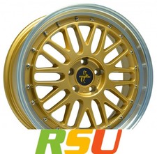 Keskin KT22 Retro gold lip polish 8.5x19" ET30 LK5 112 ML 72.6 Alufelgen 19 Zoll