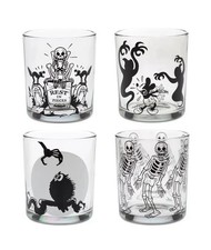 NEW Short Glasses Set Disney Skeleton Dance S...