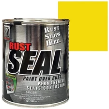 KBS RustSeal Gloss Safety Yellow Rust Preventive Coating, Quart #KBS-4429