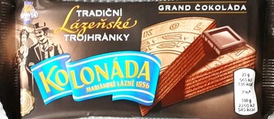 Waffeln in Dreiecksform gefüllt mit dunkler Schokolade 2 Stück Snack 50 g (6erp)