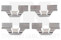 NK 7947211 ZubehöRsatz, Scheibenbremsbelag FüR Peugeot Renault Seat