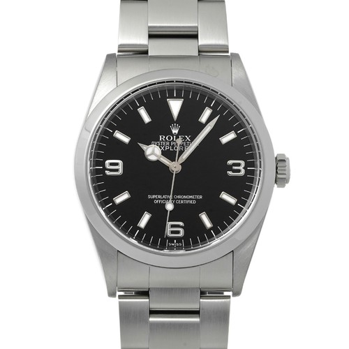 ROLEX Explorer 14270 black WATCH 736087