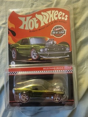 hot wheels rlc mustang boss hoss green