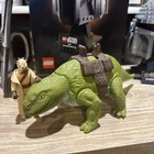 Star Wars 1979 Patrol Dewback Lizard w/ Saddle Only + Tusken Raider Figure