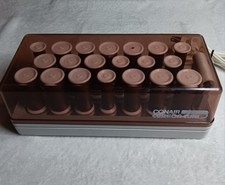 Vintage Conair Cushion Curl Hot Rollers HS6 With Clips 20 Rollers 19 clips