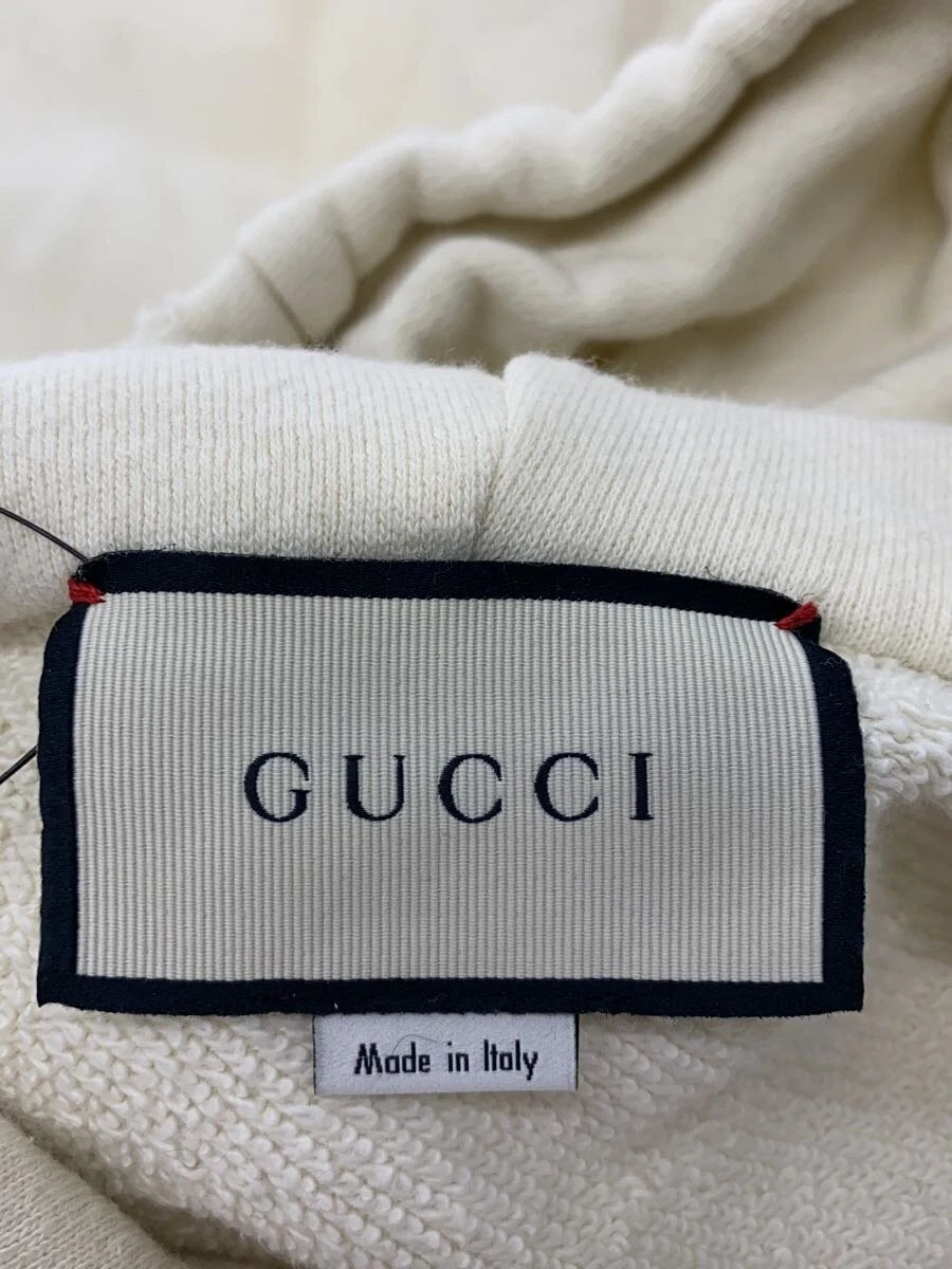 GUCCI Felpa con Cappuccio L Cotone Crm