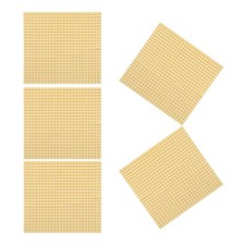5 Sheets Mirror Tile Stickers: 5mm Square Adhesive Mosaic Tiles - Reflective