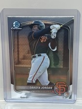 2025 Bowman Chrome Draft Refractors #139 Dakota Jordan GIANTS 