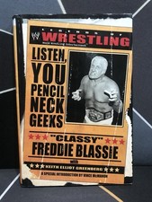 WWE Legends of Wrestling Classy Freddie Blassie Pencil Neck Geeks Hardcover Book