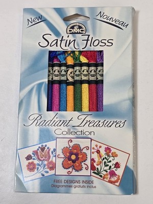 DMC Satin Floss Collection Pack 8.7yd 8/Pkg, Radiant Treasures