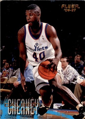 1996-97 Basketball Fleer European Calbert Cheaney Washington Bullets #115