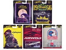 "Pop Culture 2025" 5 piece Set M "Premium Series" by Hot Wheels   Hotwheels
