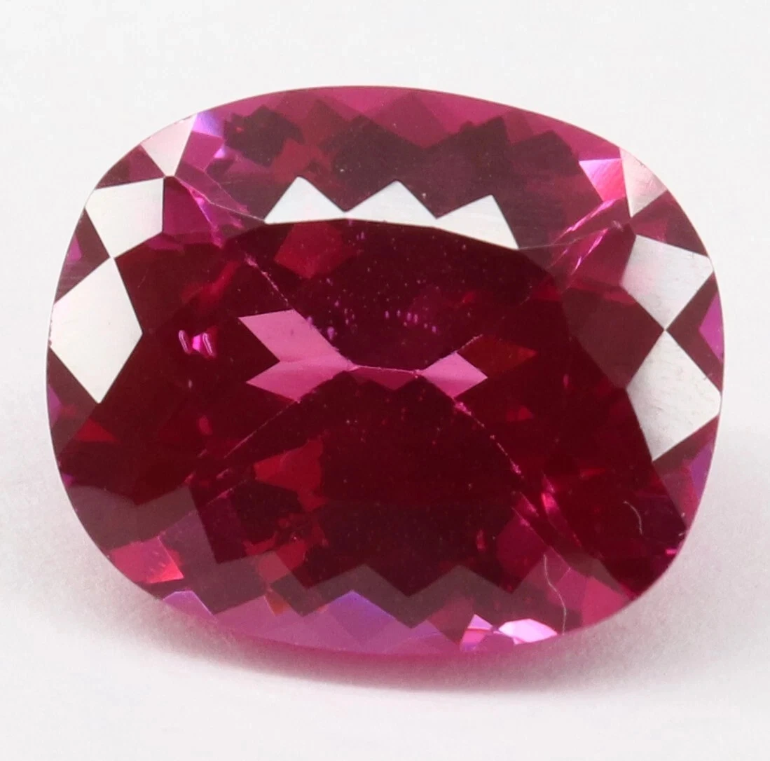 Pierre Grenat Rhodolite Naturelle De 2,53 Carats - Coupe émeraude - Rouge - Neuf Sans Emballage