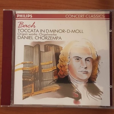 DANIEL CHORZEMPA bach toccata in d minor FULL SILVER EX/EX (CD Album, Klassik)