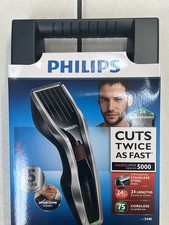 Philips Trimmer Hair Clipper Series 5000 CORDLESS HC5440 BEARD COMB INCLUDED NEW