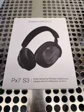 Bowers Wilkins Px7 S3 Headphones Anthracite Black Open Box, No Cables