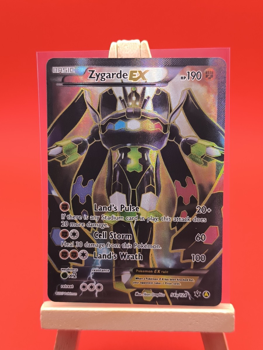 Zygarde EX 54a/124 X & Y Fates Collide Ultra Rare Full Art