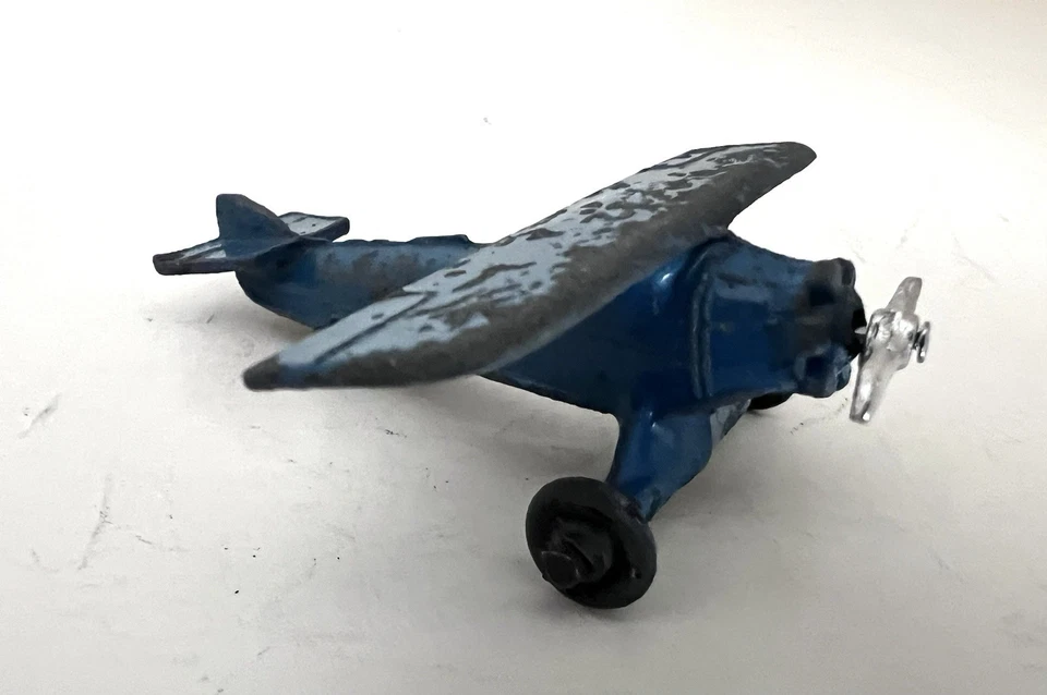 1930's VINTAGE BARCLAY/KANSAS TOY MONOPLANE - SLUSH-MOLD- 2.5-INCH TOY AIRPLANE - Image 4 of 4