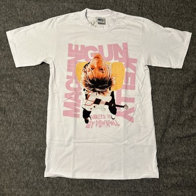 Machine Gun Kelly 2021 Tickets To My Downfall Tour T-Shirt Size S Small Pink