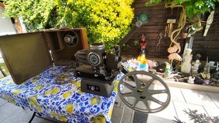 Collector📽️ PROJECTEUR HEURTIER HSM 50@ 16 mm Ampli A Lampes Haut Parleur.📽️