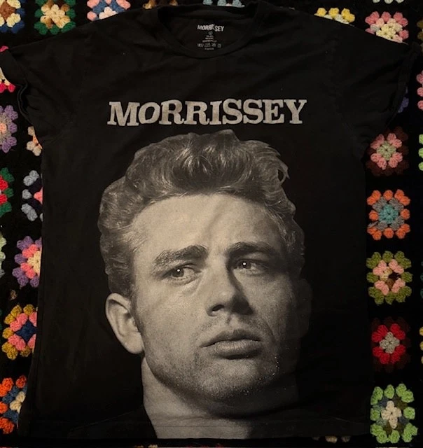 Camiseta MORRISSEY James Dean Tour usada para hombre GRANDE - manga enrollada - RARA  Foto 4 de 4
