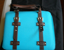 Cuttlebug Embossing Folder Storage Binder Zipper Handle 10 Case Pouch