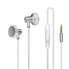 Wired Earphones With Microphone, Volume Control, Clear Calls, Noise Cancellatio 