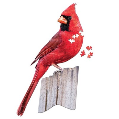 Madd Capp Games I Am Cardinal 300 Stück Tierkopf - Shaped Jigsaw Puz (US IMPORT)