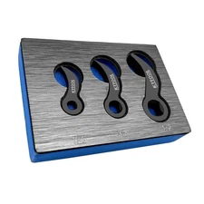 3 Pcs Pry Bar Wrench Adaptor Head Set, Crowbar Adapter Head Tool, Half Shaft