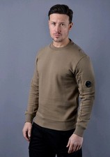C.P. Company CP Lense Pocket Sweatshirt Sweater Jumper - Medium M - Khaki Green