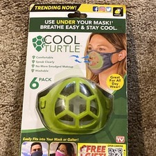 Bulbhead Cool Turtle Cool Turtle Mask Enhancer - Pack of 6