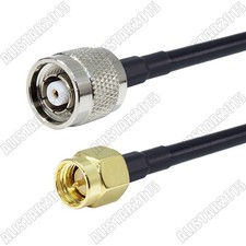 SMA Male Plug to RP-TNC Male  Female Pin  Plug Pigtail Cable RG58 WLAN 5M 