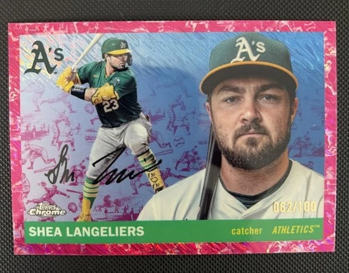 Shea Langeliers 2025 Topps Chrome Shea Langeliers Pink
