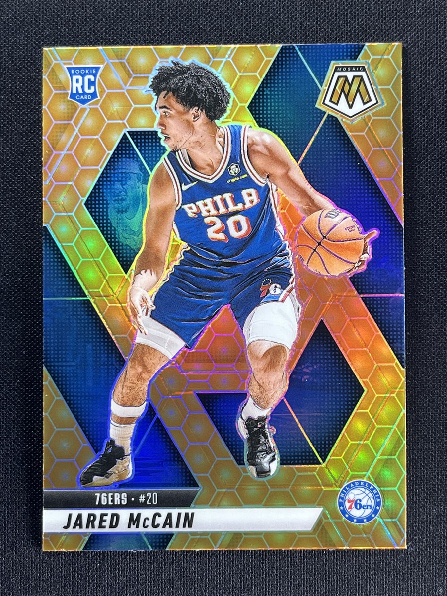 2024-25 Panini Mosaic Jared Mccain #228 Honeycomb Prizm Rookie RC Case Hit SSP