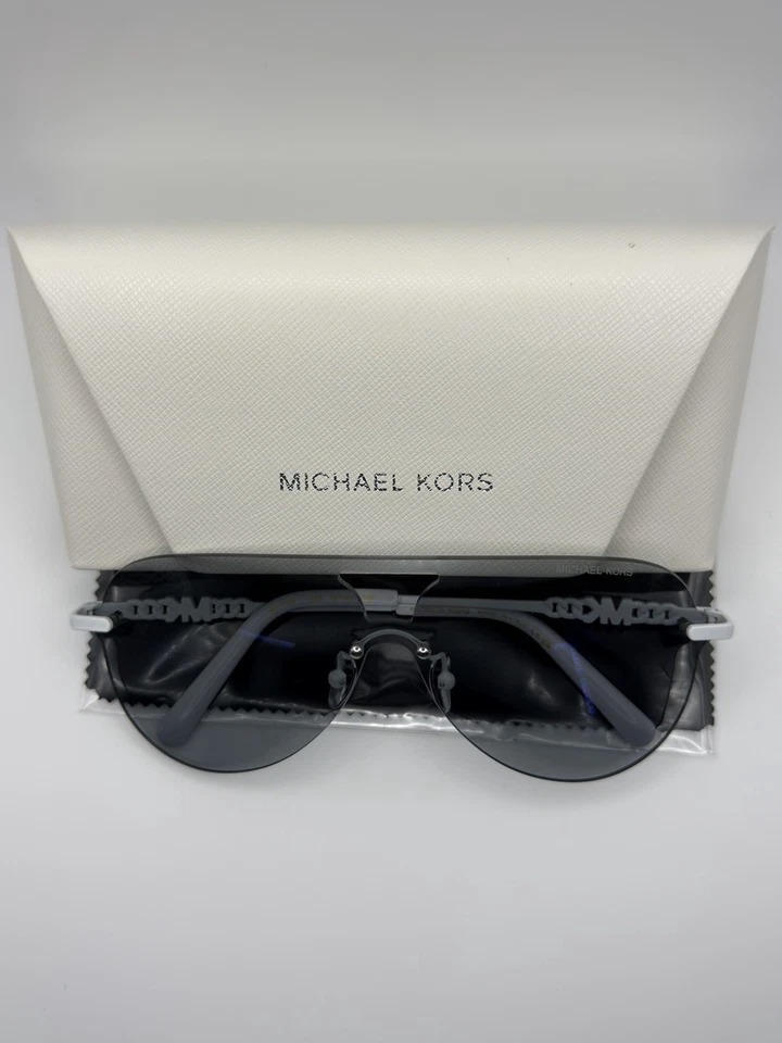 Michael Kors Cyprus MK 1149 10056G Grey Sunglasses / New - Image 4 of 4