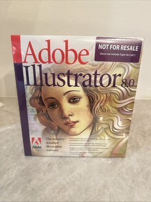 Adobe Illustrator 8.0  (Not For Resale version) - Brand New/Sealed